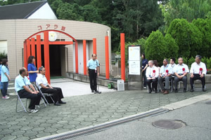 7月10日の贈呈式の様子