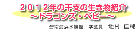 ２０１２年の干支の生き物紹介