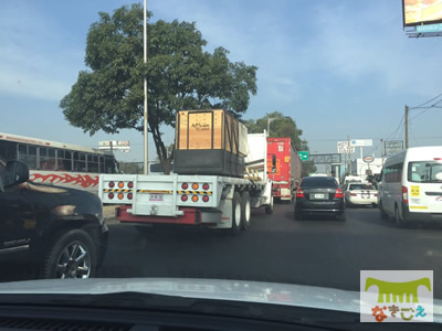 メキシコシティ市内の渋滞